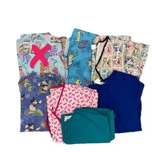 Scrub Top Lot- Size- Medium